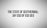 与Egg Geo的Jay Egg合作的州地热